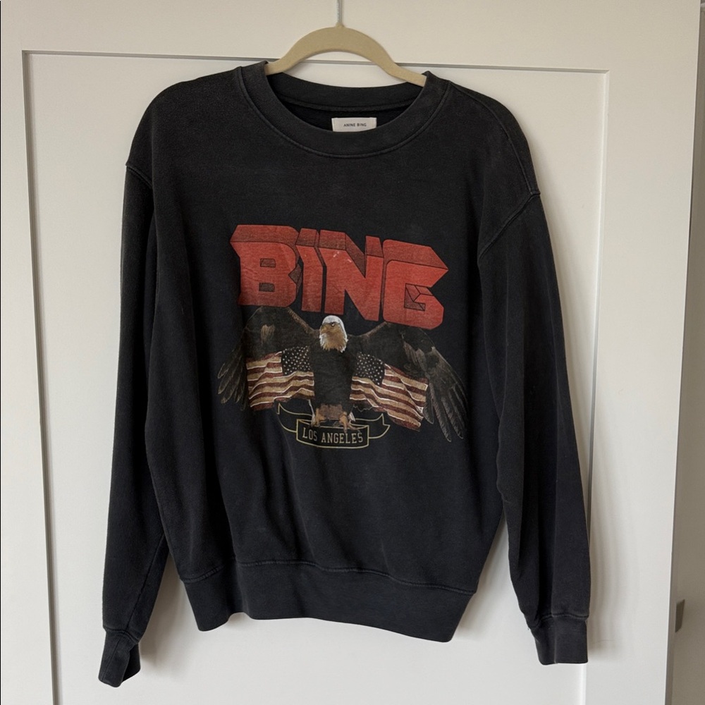 Anine Bing Black Sweatshirt